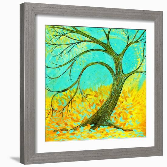 Breezy Tree-Herb Dickinson-Framed Photographic Print