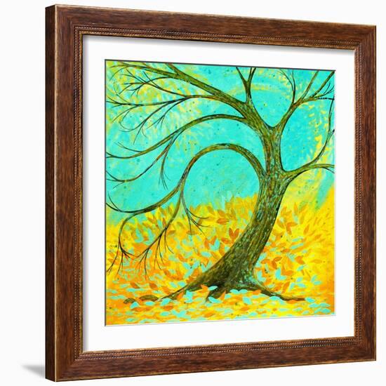 Breezy Tree-Herb Dickinson-Framed Photographic Print