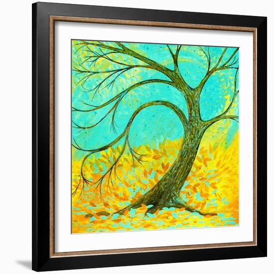 Breezy Tree-Herb Dickinson-Framed Photographic Print