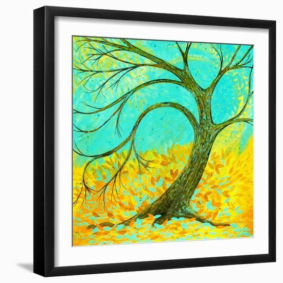 Breezy Tree-Herb Dickinson-Framed Photographic Print