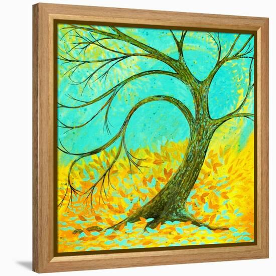 Breezy Tree-Herb Dickinson-Framed Premier Image Canvas