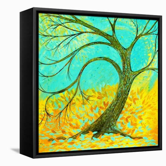 Breezy Tree-Herb Dickinson-Framed Premier Image Canvas