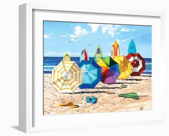 Brellas & Boards-Scott Westmoreland-Framed Art Print