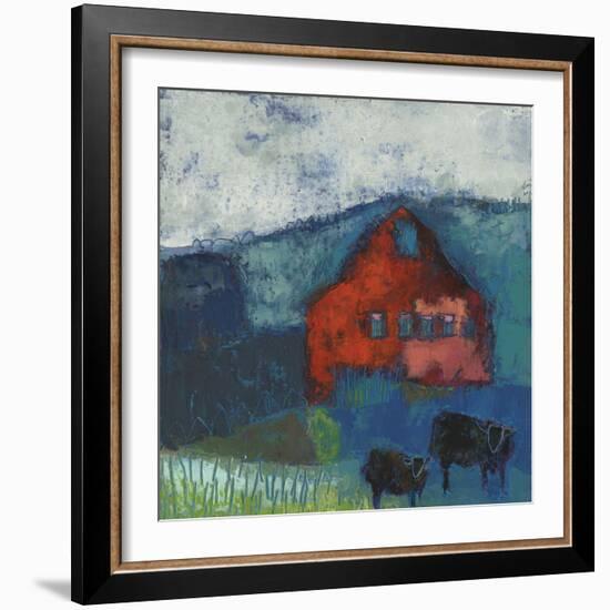 Bremen Bluff Barn-Sue Jachimiec-Framed Art Print