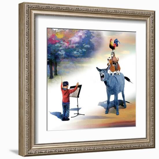 Bremen Musicians-Nancy Tillman-Framed Art Print