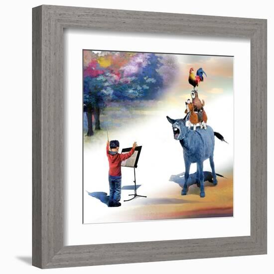 Bremen Musicians-Nancy Tillman-Framed Art Print