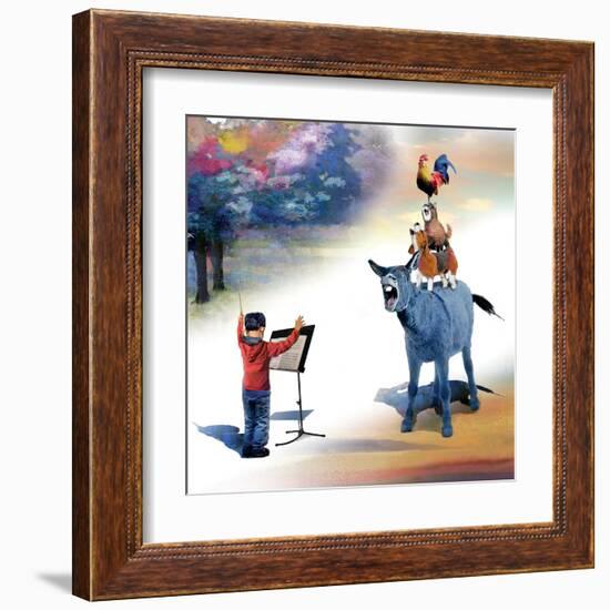 Bremen Musicians-Nancy Tillman-Framed Art Print