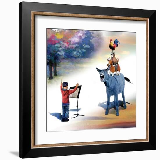 Bremen Musicians-Nancy Tillman-Framed Art Print