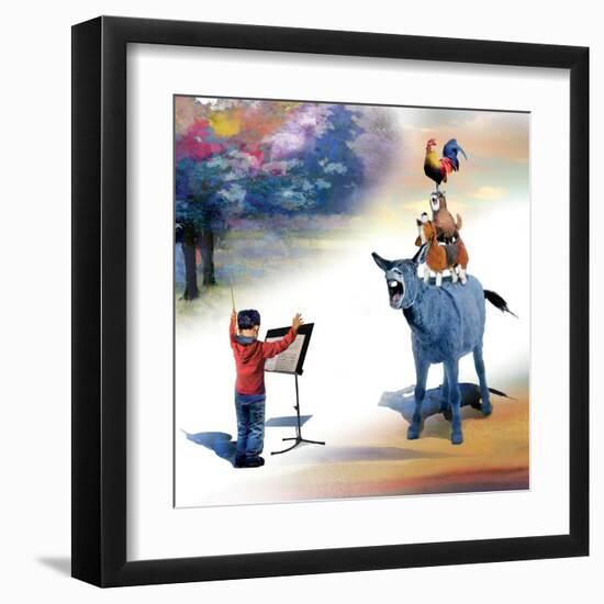 Bremen Musicians-Nancy Tillman-Framed Art Print