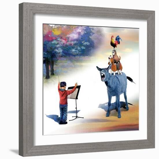 Bremen Musicians-Nancy Tillman-Framed Premium Giclee Print