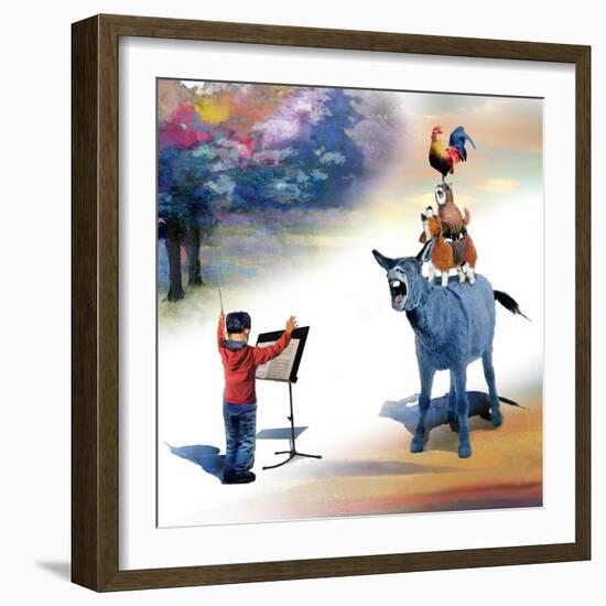 Bremen Musicians-Nancy Tillman-Framed Premium Giclee Print