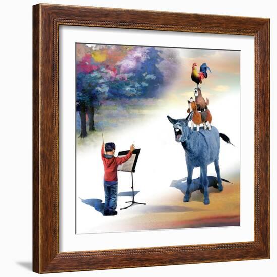 Bremen Musicians-Nancy Tillman-Framed Premium Giclee Print