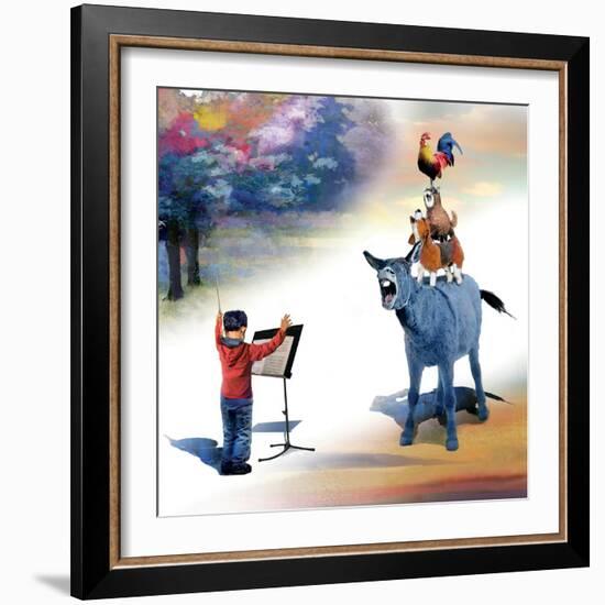 Bremen Musicians-Nancy Tillman-Framed Premium Giclee Print