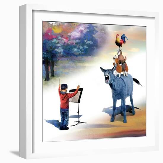 Bremen Musicians-Nancy Tillman-Framed Premium Giclee Print