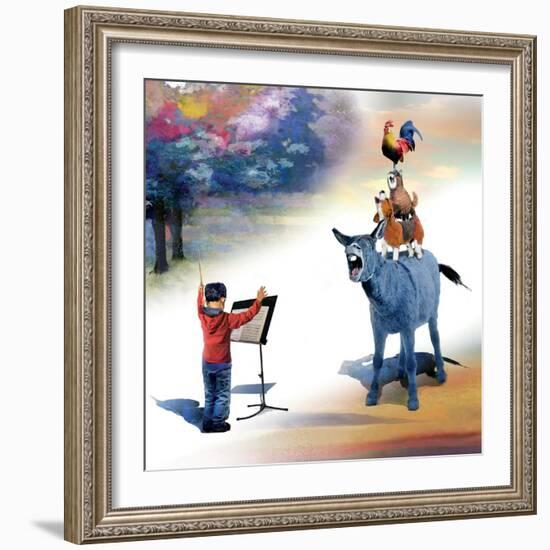 Bremen Musicians-Nancy Tillman-Framed Art Print