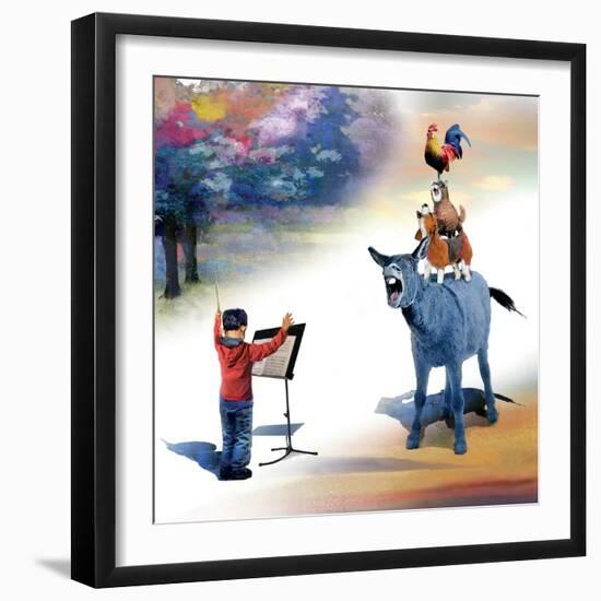 Bremen Musicians-Nancy Tillman-Framed Art Print