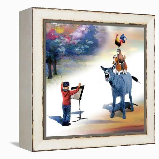 Bremen Musicians-Nancy Tillman-Framed Stretched Canvas