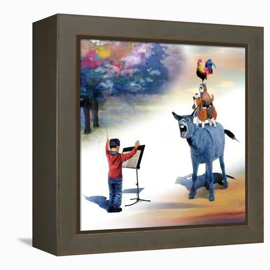 Bremen Musicians-Nancy Tillman-Framed Stretched Canvas