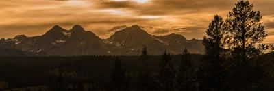 Sunset In The Sawtooth Mountains-Brenda Petrella Photography LLC-Giclee Print