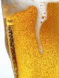 Foam Pouring over Edge of Glass of Light Beer-Brenda Spaude-Premier Image Canvas