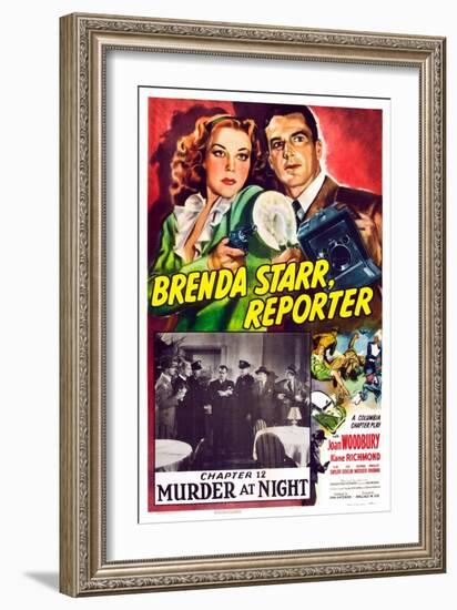 Brenda Starr, Reporter, 1945-null-Framed Art Print