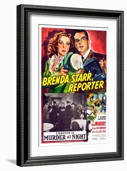 Brenda Starr, Reporter, 1945-null-Framed Art Print