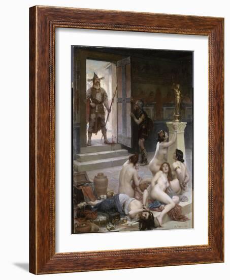 Brennus et sa part de butin-Paul Joseph Jamin-Framed Giclee Print