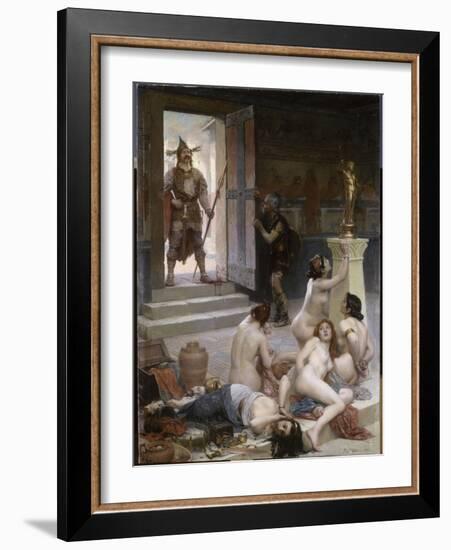 Brennus et sa part de butin-Paul Joseph Jamin-Framed Giclee Print