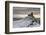 Brentor Church on a snowy outcrop on a winter morning, Dartmoor, Devon, England-Adam Burton-Framed Photographic Print