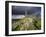 Brentor Church with Storm Clouds Behind, Evening View, Dartmoor Np, Devon, Uk. October 2008-Ross Hoddinott-Framed Photographic Print