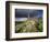 Brentor Church with Storm Clouds Behind, Evening View, Dartmoor Np, Devon, Uk. October 2008-Ross Hoddinott-Framed Photographic Print