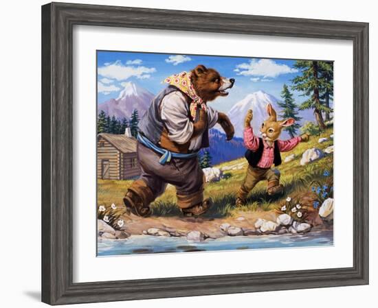 Brer Rabbit, from 'Once Upon a Time'-Virginio Livraghi-Framed Giclee Print