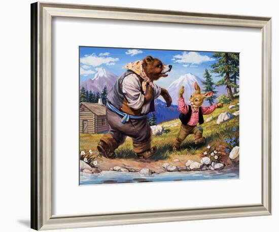 Brer Rabbit, from 'Once Upon a Time'-Virginio Livraghi-Framed Giclee Print