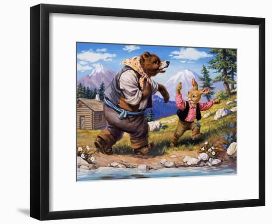 Brer Rabbit, from 'Once Upon a Time'-Virginio Livraghi-Framed Giclee Print