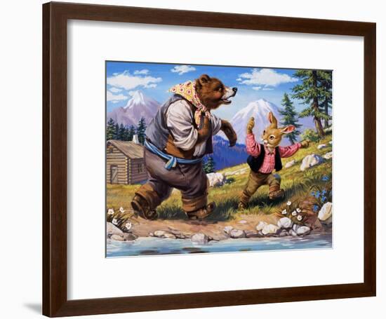 Brer Rabbit, from 'Once Upon a Time'-Virginio Livraghi-Framed Giclee Print