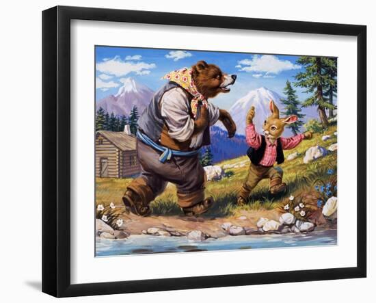 Brer Rabbit, from 'Once Upon a Time'-Virginio Livraghi-Framed Giclee Print
