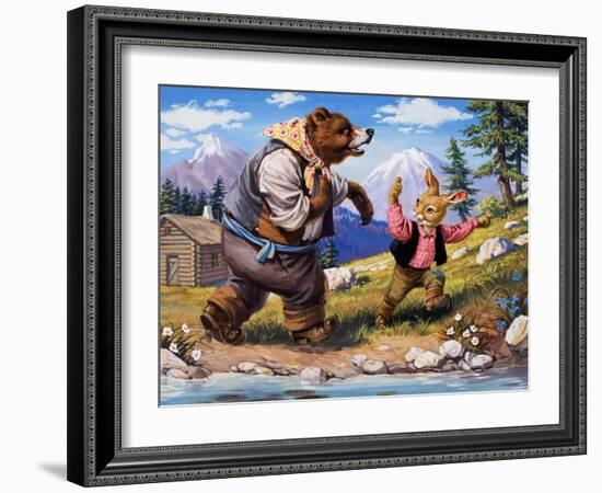 Brer Rabbit, from 'Once Upon a Time'-Virginio Livraghi-Framed Giclee Print