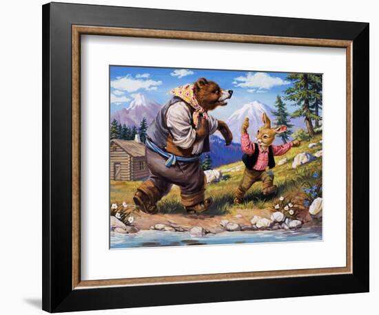 Brer Rabbit, from 'Once Upon a Time'-Virginio Livraghi-Framed Premium Giclee Print