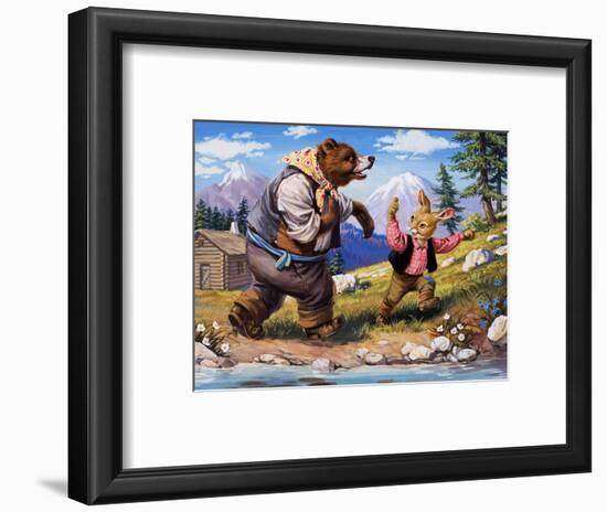 Brer Rabbit, from 'Once Upon a Time'-Virginio Livraghi-Framed Premium Giclee Print