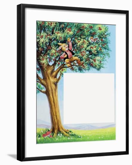 Brer Rabbit in Cherry Tree-Henry Charles Fox-Framed Giclee Print