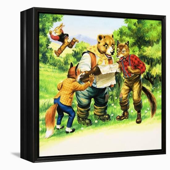 Brer Rabbit-Henry Charles Fox-Framed Premier Image Canvas