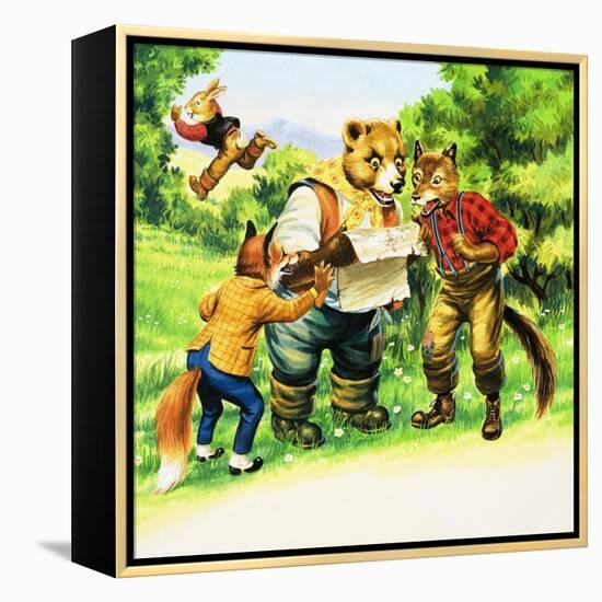 Brer Rabbit-Henry Charles Fox-Framed Premier Image Canvas