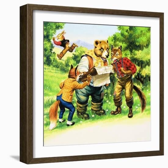 Brer Rabbit-Henry Charles Fox-Framed Giclee Print