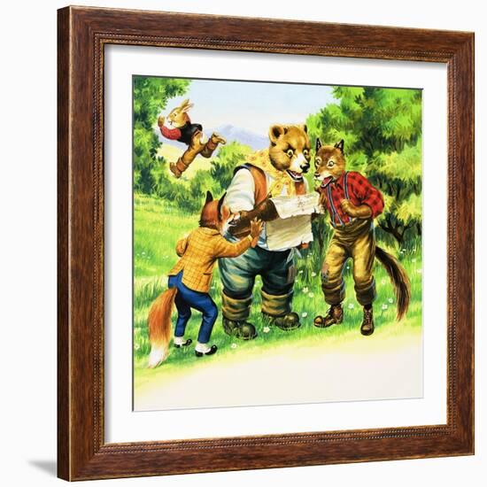 Brer Rabbit-Henry Charles Fox-Framed Giclee Print