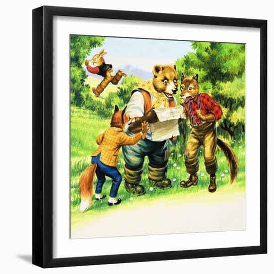 Brer Rabbit-Henry Charles Fox-Framed Giclee Print