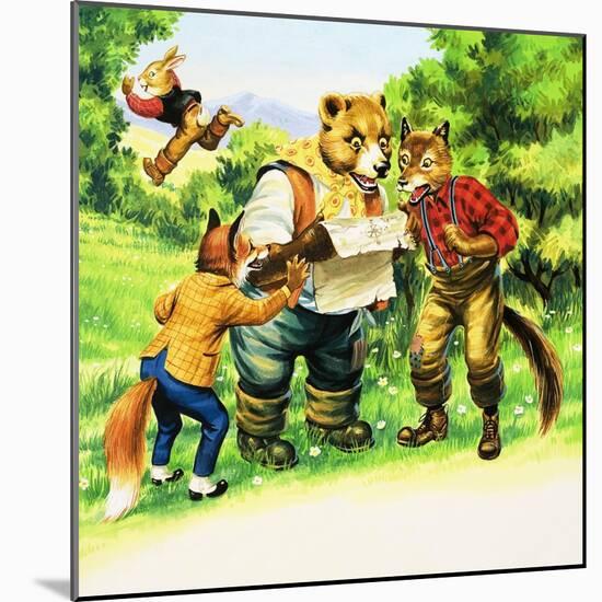 Brer Rabbit-Henry Charles Fox-Mounted Giclee Print