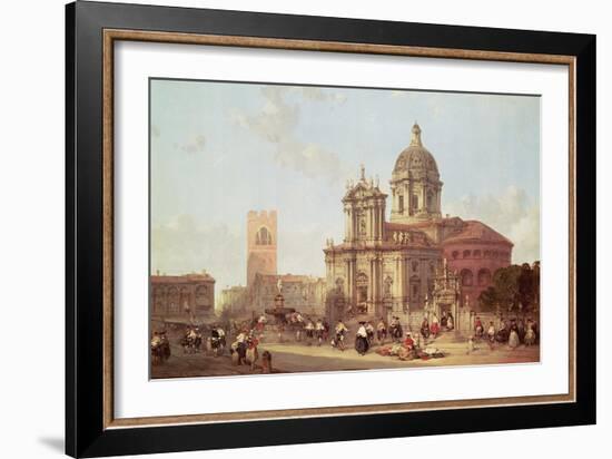 Brescia Cathedral, 1860-David Roberts-Framed Giclee Print