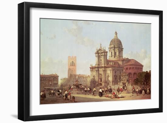 Brescia Cathedral, 1860-David Roberts-Framed Giclee Print