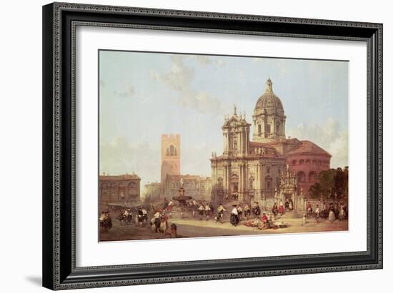 Brescia Cathedral, 1860-David Roberts-Framed Giclee Print