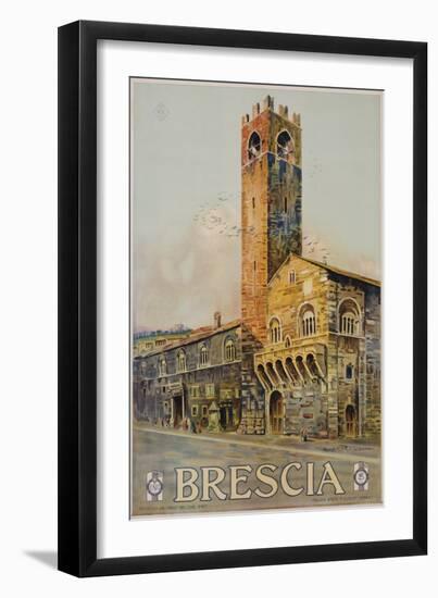 Brescia Poster-Alicandri-Framed Giclee Print